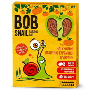 Цукерки дитячі натуральні Bob Snail (Боб Снеіл) Равлик Боб яблучно-гарбузові 120г