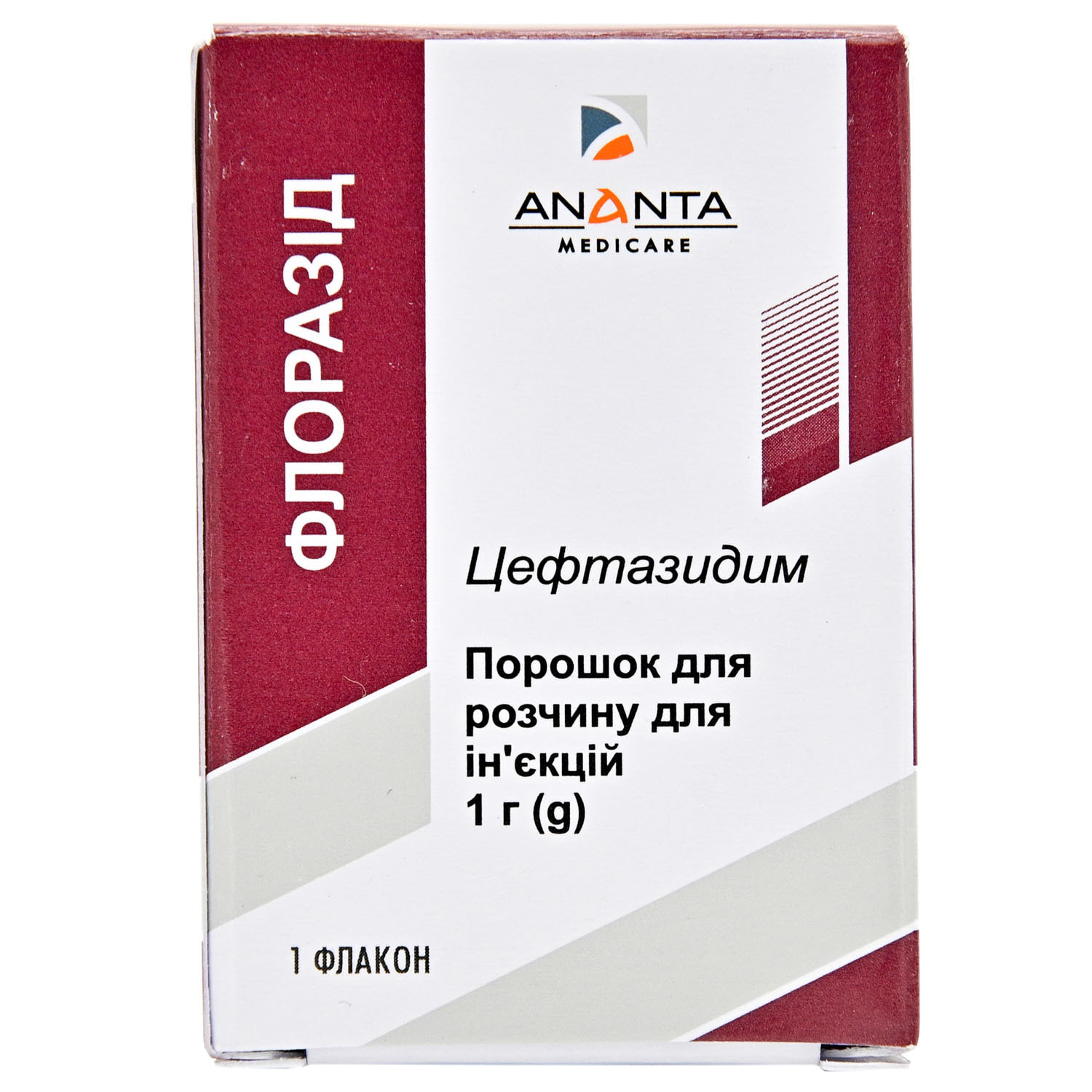 Флоразид пор. д/р-ра д/ин. фл. 1г №1 (5060252242479), производитель -  Ананта ➤ наличие в Новомосковске - МИС Аптека 9-1-1