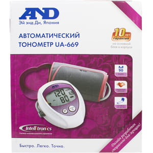 Измеритель артериального давления AND (Эй энд Ди) модель UA-669 автоматический с адаптером