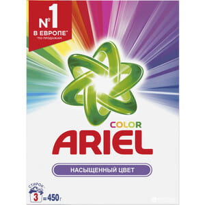 Порошок стиральный ARIEL (Ариэль) автомат Color (Колор) 450 г