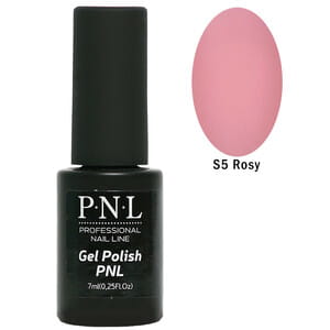 Гель-лак для ногтей P.N.L (Пи.Эн.Эл) Professional Nail Line (Профешнл неил лайн) Gel Polish Seasonal цвет S5 Rosy 7 мл