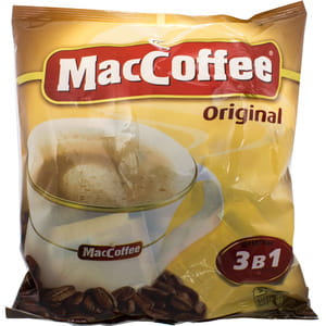Напиток кофейный MACCOFFEE (Маккофе) 3 в 1 пакетик 20 г 25 шт