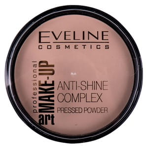 Пудра для лица EVELINE (Эвелин) Art Professional Make-up матирующая минеральная с шелком тон 35 Golden Beige 14 г