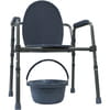 Крісло-стілець з санітарним оснащенням регулюване за висотою KJT717 RD-CARE
