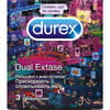 Презервативы DUREX (Дюрекс) Dual Extase (Дуал Экстаз) латексные с силиконовой смазкой рельефные с анестетиком 3 шт NEW