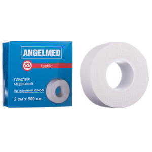 Пластир медичний Family Plast (Фемелі Пласт) Angelmed (АнгелМед) на тканинній основі 2см х 500см 1 шт
