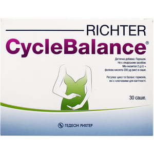 Циклобаланс Рихтер порошок регулює цикл та баланс гормонів в саше по 2 г 30 шт