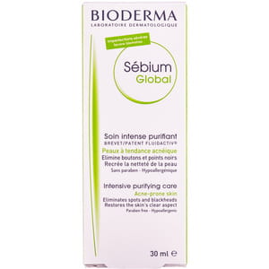 Крем для лица BIODERMA (Биодерма) Себиум Глобал для проблемной кожи склонной к акне 30 мл
