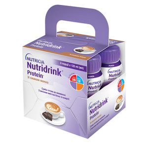 Харчовий продукт для спеціальних медичних цілей: ентеральне харчування Nutridrink Protein (Нутрідрінк Протеїн) зі смаком мокко 4 х 125мл