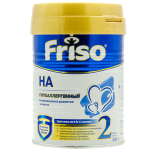 Суміш суха Фрисо 2 НА Гіпоалергенний для дітей зниження ризику розвитку алергії з 6 до 12 місяців 400 г