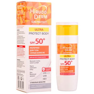 Молочко для тіла HIRUDODERM (Гірудодерм) Sun Protect Ultra Protect Body сонцезахисне SPF50+ 150 мл