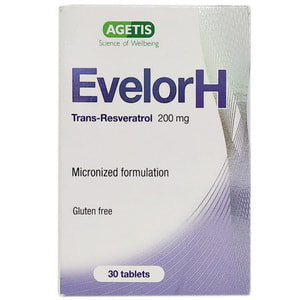Дієтична добавка антиоксидантної дії Евелор H таблетки по 200 мг 3 блістера по 10 шт