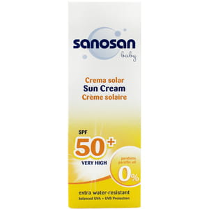 Крем детский SANOSAN Baby (Саносан бэби) солнцезащитный SPF 50+ 75 мл