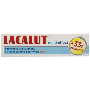 Зубна паста LACALUT (Лакалут) Multi-effect (Мульті-Ефект) 5 в 1 100 мл