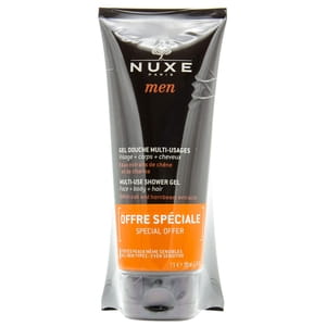Набір для чоловіків NUXE (Нюкс) Дуо Мен Гель очищуючий для обличчя, тіла та волосся 200 мл 2 шт