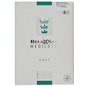 Панчохи з відкритим носком RELAXSAN (Релаксан) Medicale Soft (23-32 мм) розмір 2 бежеві 1 пара