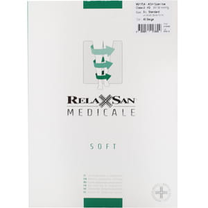 Чулки с открытым носком RELAXSAN (Релаксан) Medicale Soft (23-32 мм) размер 3 бежевые 1 пара