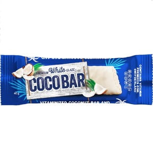 Батончик кокосовый COCO BAR (Коко Бар) в белой глазури 40 г