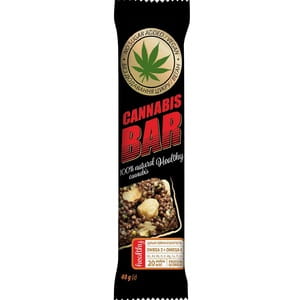Батончик-мюслі CANNABIS BAR (Каннабіс Бар) з фундуком + насіння канабісу 40 г