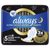 Прокладки гігієнічні жіночі ALWAYS (Олвейс) Ultra Night Secure (Ультра найт секюр) нічні екстра захист 6 шт