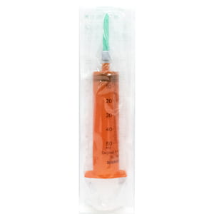 Шприц оригінальний Perfusor (Перфузор) помаранчевий світлозахисний з аспіраціонною голкою для інфузійних насосів об'эм 50 мл 1 шт