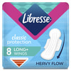 Прокладки гігієнічні жіночі LIBRESSE (Лібрес) Classic Protection Long+ (Класік протекшн Лонг+) 8 шт