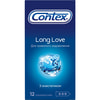 Презервативи латексні з силіконовою змазкою CONTEX (Контекс) Long Love (Лонг лав) з анестетиком 12 шт