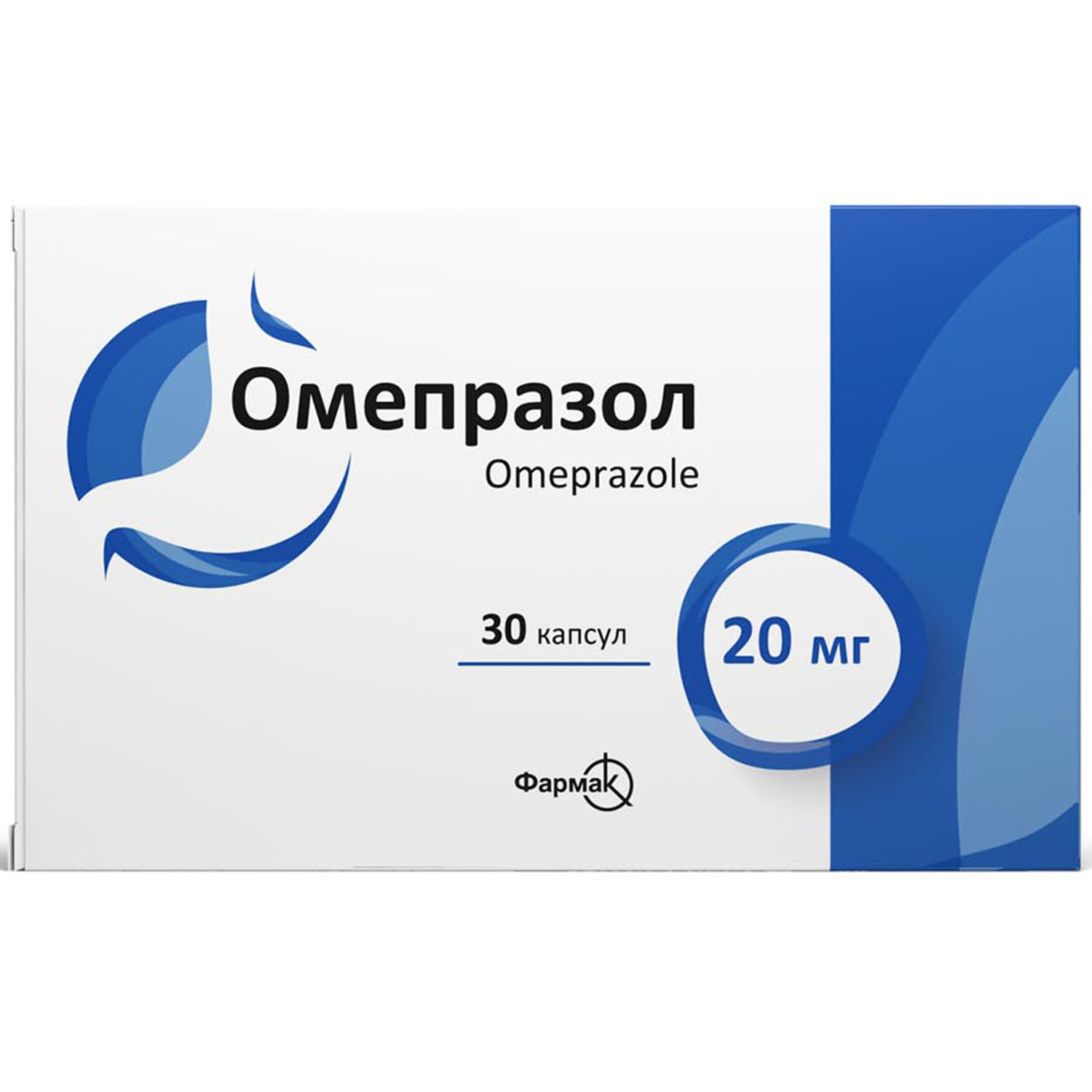 Омепразол капсулы по 20 мг 3 блистера по 10 шт (5550004591417) Фармак  (Украина) - инструкция, купить по низкой цене в Украине | Аналоги, отзывы -  МИС Аптека 9-1-1