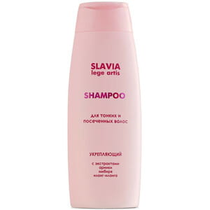 Шампунь для волос Аромат Slavia (Славия) Lede artis укрепляющий для тонких и секущихся волос 400 мл
