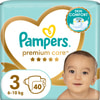 Подгузники для детей PAMPERS Premium Care (Памперс Премиум) Midi (миди) 3 от 6 до 10 кг 40 шт