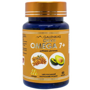 OilVit Omega 7+ (ОілВіт Омега 7+) капсули по 500 мг флакон 60 шт