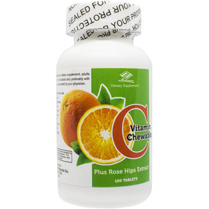 Вітамін С Плюс екстракт шипшини APNAS NATURAL (Апнас Натурал) таблетки жувальні банка 100 шт