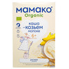 Каша молочна дитяча МАМАКО Органічна Рисова з бананом на козячому молоці для дітей з 6-х місяців 200 г