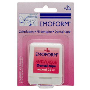 Зубная лента EMOFORM (Эмоформ) вощеная 25 м
