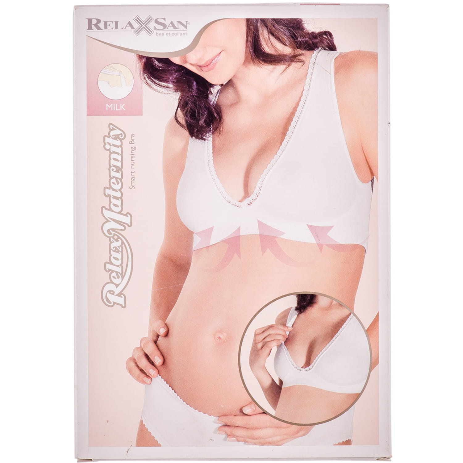 Майка для кормления RELAXSAN (Релаксан) женская SMART NURSING BRA MILK XL  бежевая (8300961014149) Calze (Италия) - Купить RELAXSAN по низкой цене в  Украине - МИС Аптека 9-1-1