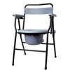 Крісло-стілець з санітарним оснащенням нерегулюване за висотою складаний KJT710B RD-CARE-T01