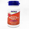 Витамин Д3 2000 МЕ NOW (Нау) высокоактивный витамин капсулы флакон 120 шт