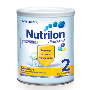 Суміш суха дитяча NUTRILON (Нутрілон) Комфорт 2 для дієтотерапії при коліках та закрепах від 6 до 12 місяців 400 г