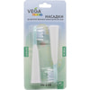 Насадки для звуковой зубной щетки Vega (Вега) детские модель Kids VK-11B Junior VK-500B бирюзовые