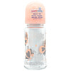 Пляшечка для годування BABY-NOVA (Бебі нова) Декор скляна з широким горлом колір для дівчинки 230 мл