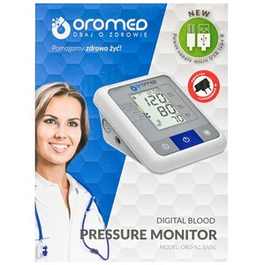 Измеритель (тонометр) артериального давления Oromed (Оромед) модель ORO-N1 Basic-Z автоматический с адаптером