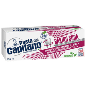 Паста зубная PASTA DEL CAPITANO (Паста дель капитано) Baking Soda отбеливающая 75 мл
