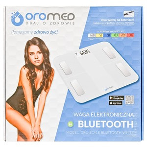 Весы напольные Oromed (Оромед) модель ORO-SCALE Bluetooth White
