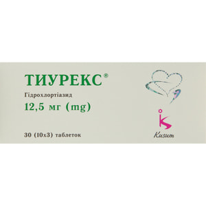 Тиурекс табл. 12,5мг №30