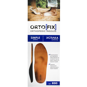 Устілка-супінатор лікувально-профілактична ORTOFIX (Ортофікс) артикул 830 Еко розмір 36
