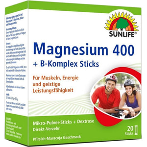 Вітаміни SUNLIFE (Санлайф) Magnesium 400 + B-Komplex Sticks стік 20 шт