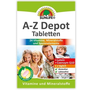 Вітаміни SUNLIFE (Санлайф) A-Z Depot Tabletten таблетки 100 шт
