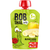 Пюре фруктовое Bob Snail (Боб Снеил) Улитка Боб Яблоко-банан для детей от 5 месяцев 90 г