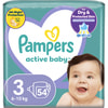 Підгузки для дітей PAMPERS Active Baby Midi (Памперс Актив Бебі Міді) 3 від 6 до 10 кг 54 шт