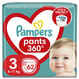 Підгузки-трусики для дітей PAMPERS Pants (Памперс Пантс) Midi (Міді) 3 від 6 до 11 кг упаковка 62 шт